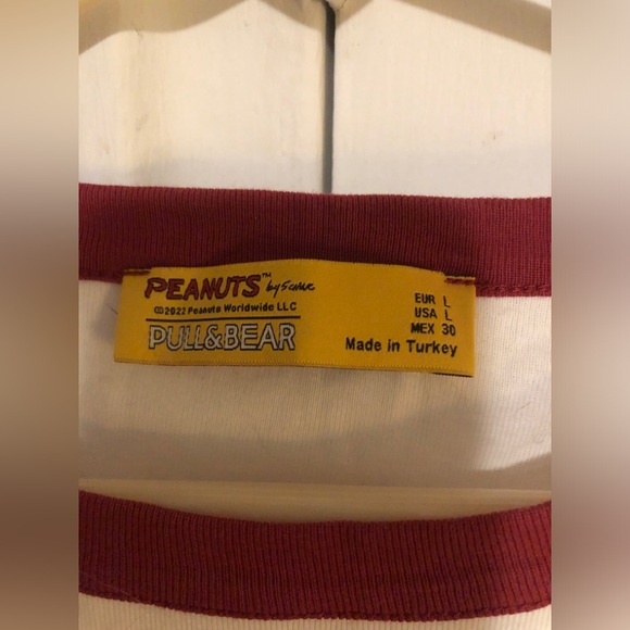 Peanuts Baseball Crop Top - Picture 3 of 4